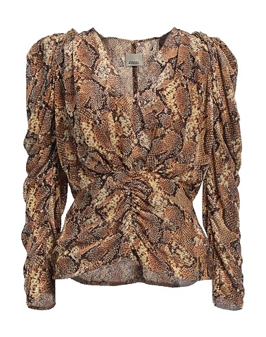 ISABEL MARANT Top Camel 78% Silk, 22% Viscose