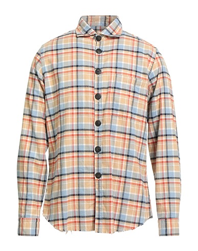 GMF 965 Checked shirt Beige 100% Cotton