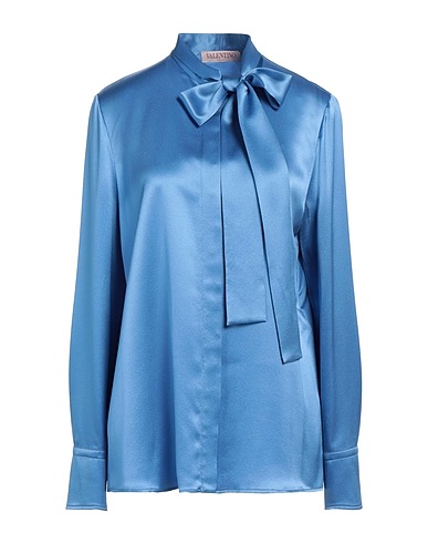 VALENTINO GARAVANI Silk shirts & blouses Azure 100% Silk