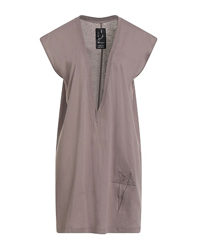 RICK OWENS x CHAMPION Oversize-T-Shirt Taupe 100% Cotton