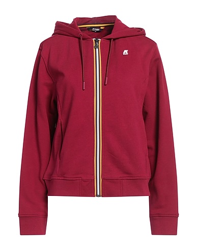 K-WAY Hooded sweatshirt Garnet 100% Cotton