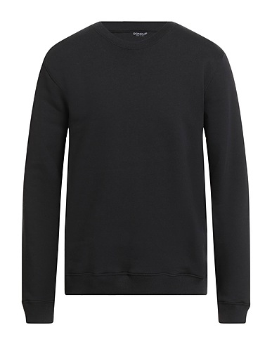 DONDUP Felpa Nero 100% Cotone, Elastan