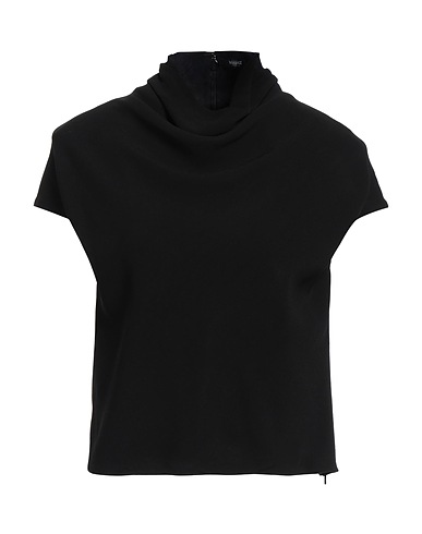 VERSACE Top Black 78% Viscose, 22% Acetate