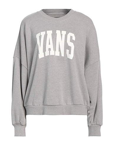 VANS Sweatshirt Light grey 60% Cotton, 40% Polyester