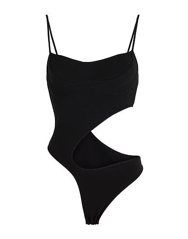 MUGLER TOPS Schwarz 70% Viskose, 30% Polyester