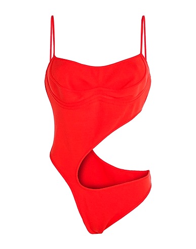 MUGLER トップス レッド レーヨン 70% / ポリエステル 30%