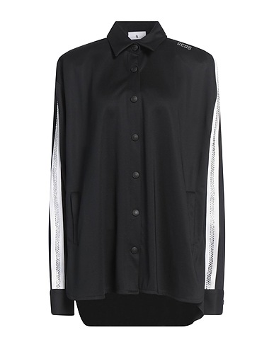 GCDS Shirts Black 95% Polyester, 5% Elastane