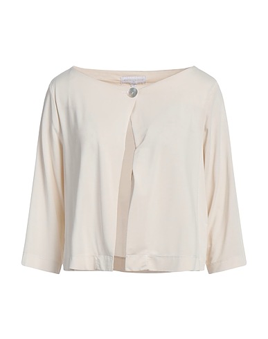 PIETRO GRANDE Cardigan Avorio 92% Viscosa, 8% Elastan