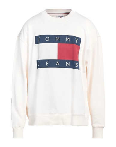 TOMMY JEANS Sweatshirt Off white 100% Cotton
