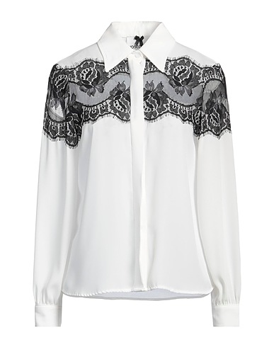 NO SECRETS Hemden und Blusen mit Muster Weiß 100% Polyester, Polyamid