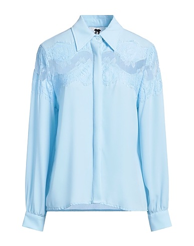 NO SECRETS Camicie e bluse tinta unita Celeste 100% Poliestere