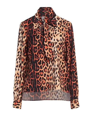 NO SECRETS Patterned shirts & blouses Rust 92% Polyester, 8% Elastane