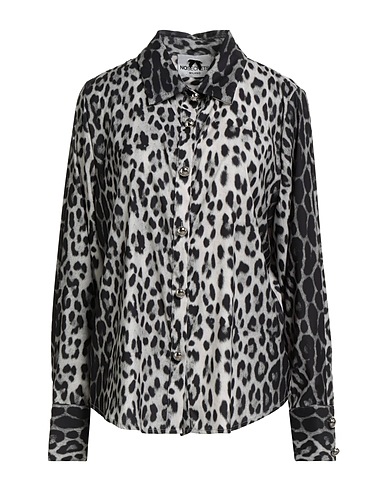 NO SECRETS Patterned shirts & blouses Grey 92% Polyester, 8% Elastane