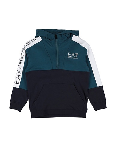 EA7 Felpa Blu navy 88% Cotone, 12% Poliestere, Elastan