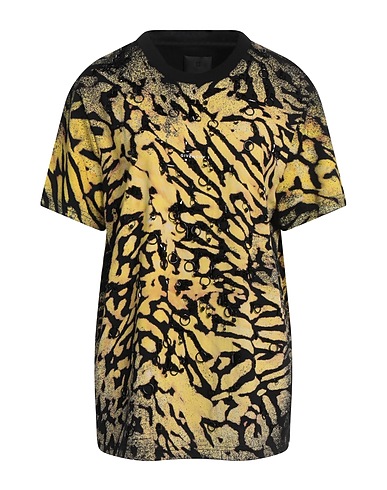 GIVENCHY T-shirt Yellow 100% Cotton, Glass, Brass