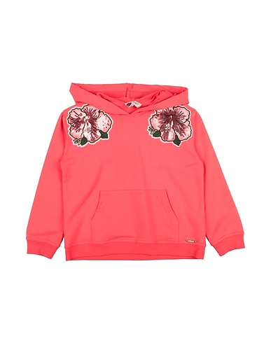 TWINSET Sweatshirt Coral 95% Cotton, 5% Elastane, Polyester