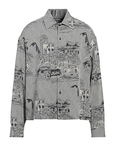 JACQUEMUS Patterned shirt LA CASA Grey 58% Viscose, 42% Acetate