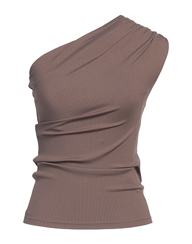 ANINE BING Top Tortora 92% Nylon, 8% Elastan