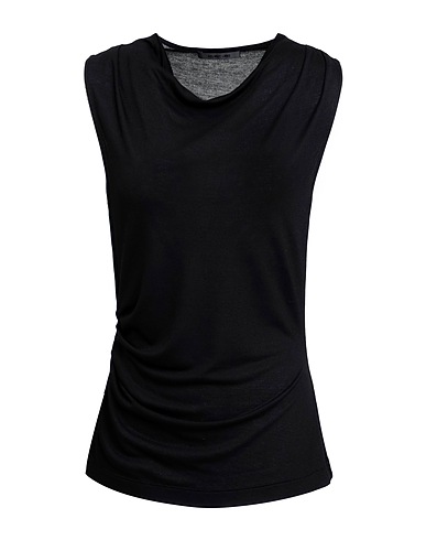 HELMUT LANG Top Nero 100% Viscosa