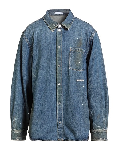 HELMUT LANG Denim shirt Blue 100% Cotton