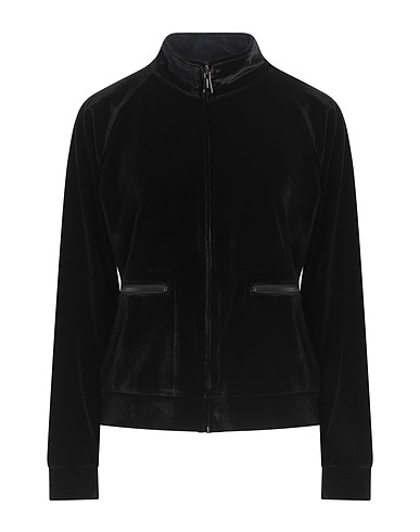 NO SECRETS Sweatshirt Black 92% Polyester, 8% Elastane