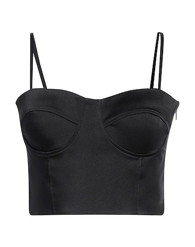 RINASCIMENTO Top Black 97% Polyester, 3% Elastane
