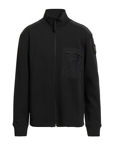 BLAUER. Sweatshirt B.TACTICAL Schwarz 58% Polyester, 37% Baumwolle, 5% Elastan, Polyamid