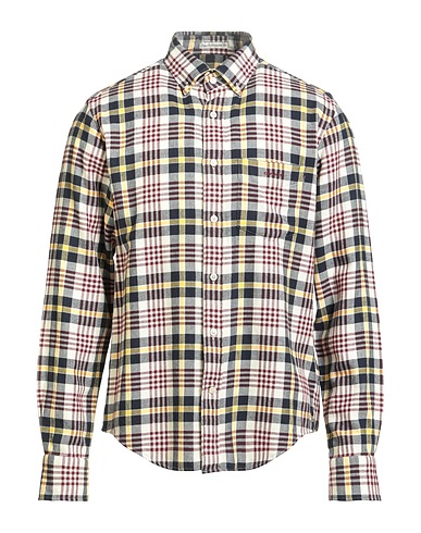 GANT Checked shirt Midnight blue 70% Cotton, 30% Recycled cotton