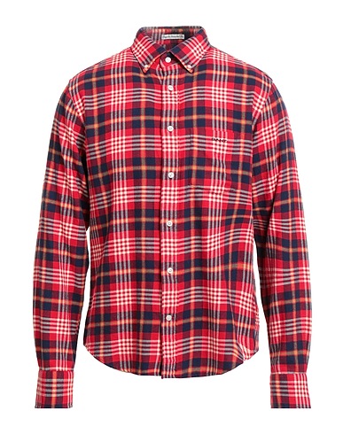 GANT Camicia a quadri Rosso 70% Cotone, 30% Cotone riciclato