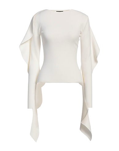 MUGLER Top White 71% Viscose, 15% Meryl® Elite, 12% Polyamide, 2% Elastane
