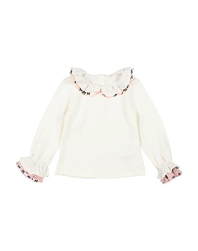 U+É T-shirt White 96% Cotton, 4% Elastane
