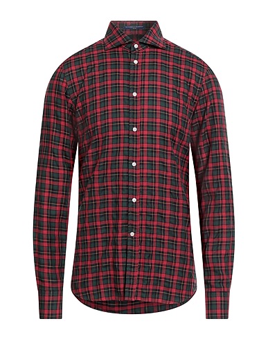 B.D.BAGGIES Checked shirt Brick 70% Lyocell, 30% Cotton