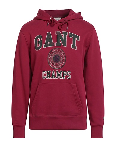 GANT Hooded sweatshirt Garnet 78% Cotton, 22% Polyester