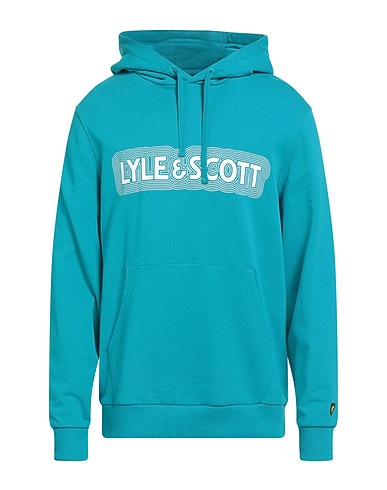 LYLE & SCOTT Hoodie VINTAGE Azurblau 100% Baumwolle