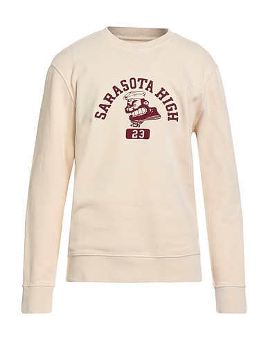 BL'KER Sweatshirt Cream 100% Cotton