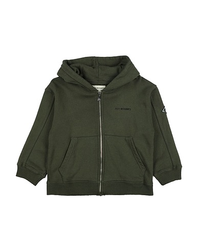 ROŸ ROGER'S Sweatshirt Military green 100% Cotton