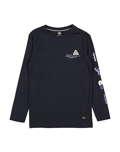PETROL INDUSTRIES Co. T-shirt Midnight blue 100% Cotton