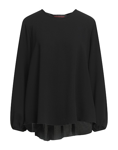 COLLECTION PRIVĒE? Top Black 100% Polyester, Elastane