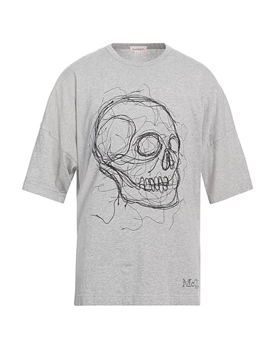 MCQUEEN T-shirt Light grey 100% Cotton