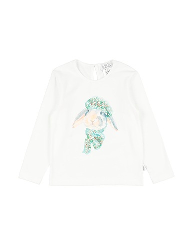 MAGIL T-shirt BIANCO 96% Cotton, 4% Elastane