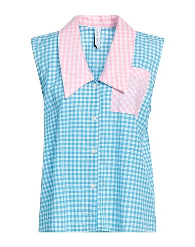JE SUIS CHAPEAU Checked shirt 68% Cotton, 30% Nylon, 2% Elastane