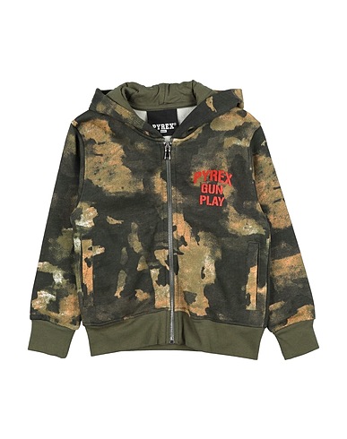 PYREX Sweatshirt KIDS Military green 100% Cotton
