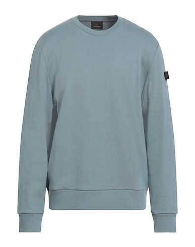 PEUTEREY Sweatshirt Pastel blue 100% Cotton