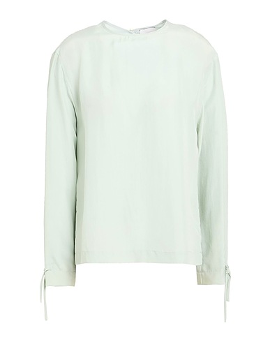 ALYSI Silk top CRÈME Light green 100% Silk