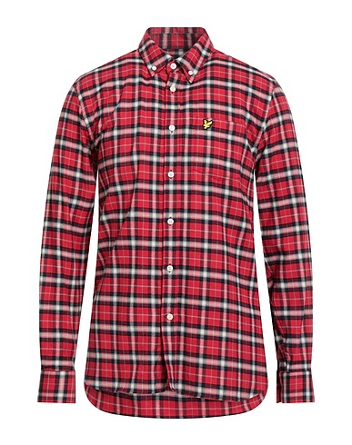 LYLE & SCOTT Checked shirt VINTAGE Red 100% Cotton