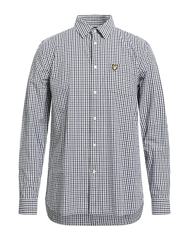 LYLE & SCOTT Checked shirt VINTAGE White 100% Cotton