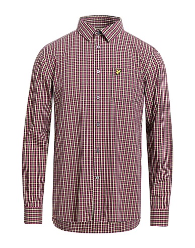 LYLE & SCOTT Camicia a quadri VINTAGE Fucsia 100% Cotone