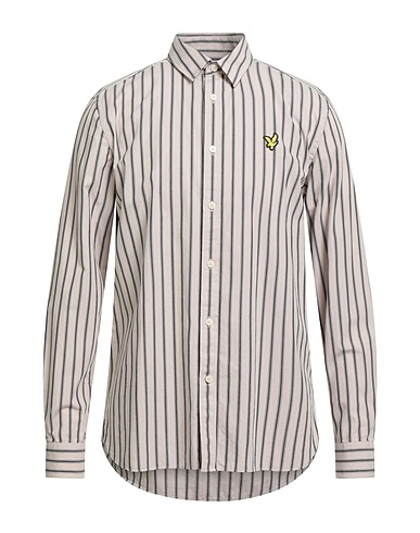 LYLE & SCOTT Camicia a righe VINTAGE Beige 100% Cotone