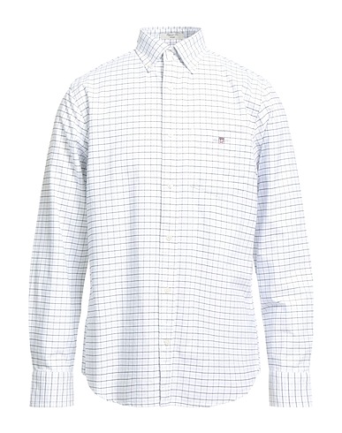 GANT Checked shirt Sky blue 100% Cotton