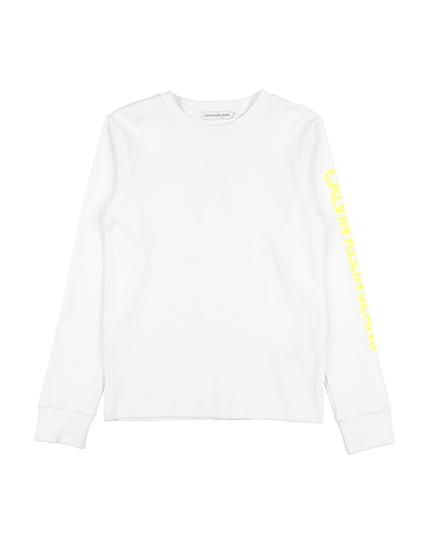 CALVIN KLEIN JEANS T-shirt White 95% Cotton, 5% Elastane